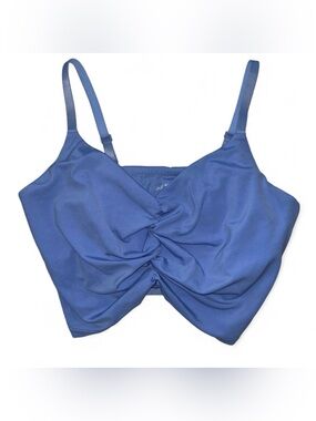 Aerie Offline Women's Cropped Tank Top Size XXL Adjustable Straps Ruched Front